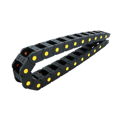 25x38 mm 25 * 38 mm Mochine Towline Plastic Cable Chain Drag Chain Slient Bridge L 1m in Saudi Arabia