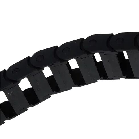 10 X 20mm L1000mm 7x15/10x10/10x15Cable Drag Chain Wire Carrier with End Connectors for Router Machine Tools/Fully Enclosed(15x15mm) in Saudi Arabia