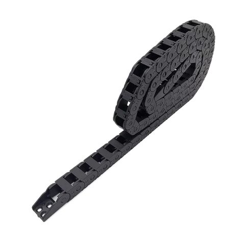 1 Meter 10x11mm 10x15mm 10x20mm 10x30mm Wire Carrier Cable Drag Chain Bridge Exterior Opening with End Connectors(R28,10x11 mm) in Saudi Arabia
