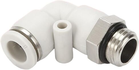 G thread with sealing ring right angle elbow quick plug pneumatic trachea quick connector PL8-02/10-01/12-04(PL 12-02G) in Saudi Arabia