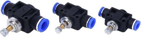 مكونات هوائية LSA صمام الخانق 4/6/8/10/12 القصبة الهوائية موصل سريع خط أنابيب نوع صمام مقيد التعديل السريع (4-4) in Kuwait