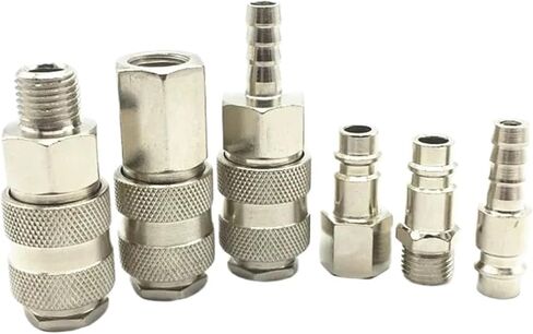 Pneumatic fitting EU type Quick push in connector High pressure coupler work on Air compressor(2.79-01) in Saudi Arabia