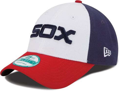 قبعة New Era MLB Chicago White Sox Alt The League 9FORTY قابلة للتعديل، مقاس واحد، أبيض in Kuwait