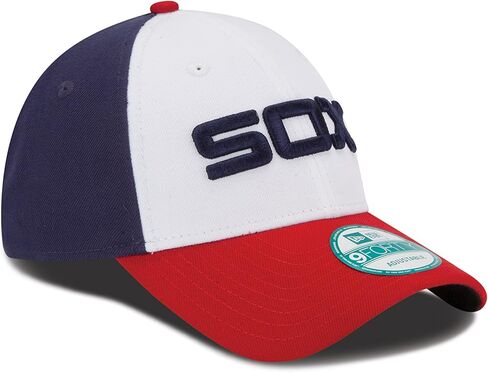 قبعة New Era MLB Chicago White Sox Alt The League 9FORTY قابلة للتعديل، مقاس واحد، أبيض in Kuwait