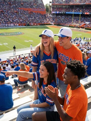 Officially Licensed University Florida Gators Hat Classic MVP White/Blue Snapback Adjustable Embroidered Team Logo Baseball Sports Cap in Saudi Arabia