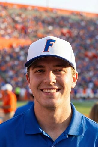 Officially Licensed University Florida Gators Hat Classic MVP White/Blue Snapback Adjustable Embroidered Team Logo Baseball Sports Cap in Saudi Arabia