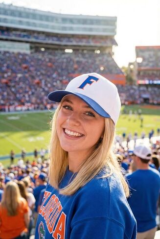 Officially Licensed University Florida Gators Hat Classic MVP White/Blue Snapback Adjustable Embroidered Team Logo Baseball Sports Cap in Saudi Arabia