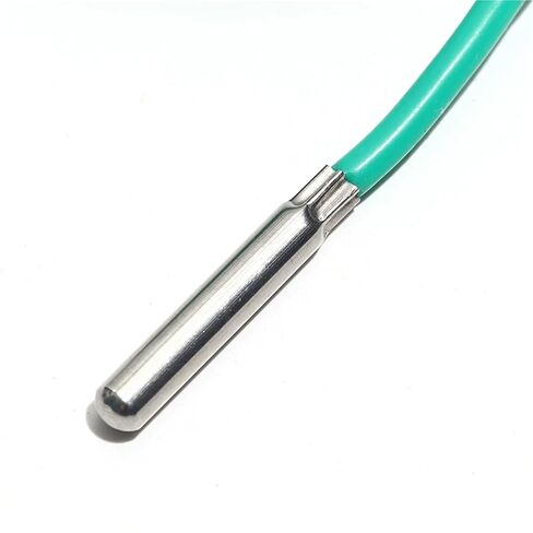 K-Type Thermocouple Silicone Flexible Wire Stainless Steel 304 Probe 5 * 30mm 1Pcs(Length 4M) in Saudi Arabia