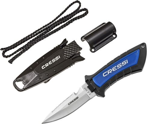 سكين كريسي قصير الشفرة للغوص وصيد الأسماك بالرمح مع غمد سريع التحرير وحامل خرطوم - ليما: مصمم في إيطاليا in Kuwait