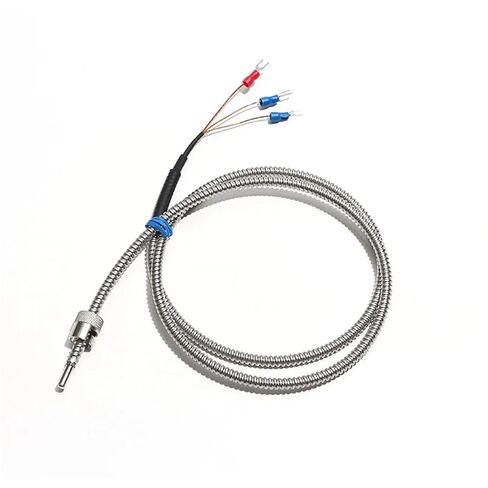 K J PT100 Type Clamp Spring Thermocouple Adjustable Temperature Sensor 1Pcs(J Type 1M) in Saudi Arabia