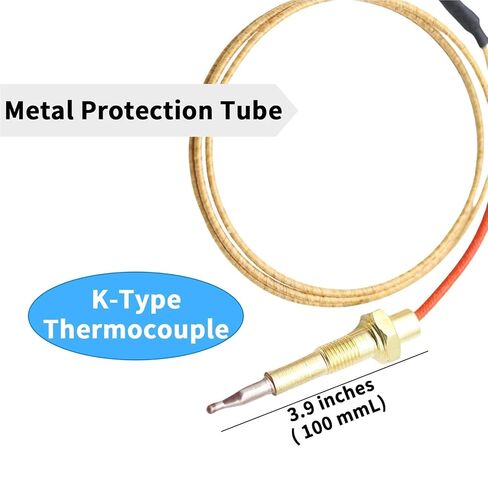 65cm Thermocouple Universal Screw Heater Parts Digital Temperature Controller 1Pcs in Saudi Arabia