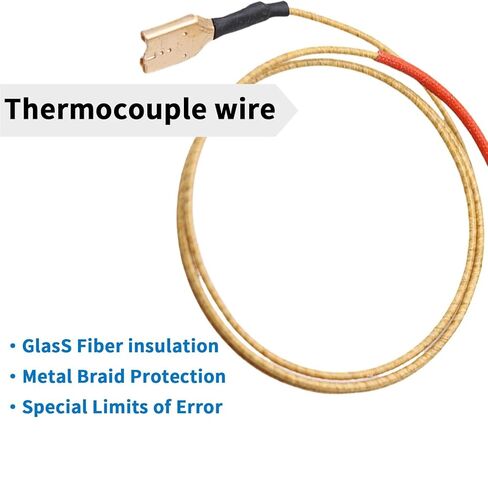 65cm Thermocouple Universal Screw Heater Parts Digital Temperature Controller 1Pcs in Saudi Arabia
