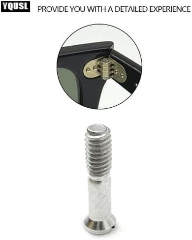 3 Pairs Replacement Repair t Screw for Ray-Ban Wayfarer RB2140 Sunglasses Compatible with RX5227/RX5121/RX5227/RB2140/RB4152/RB4168/RB4169/RB4195/RB4340/RB5022models in Kuwait