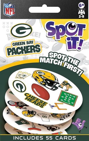 Green Bay Packers Spot It!, Multi, One Size, Model: 41751 in Saudi Arabia