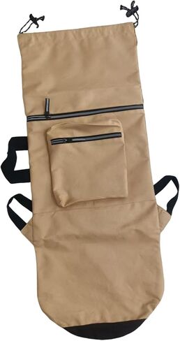 pistro Skateboard Carry Case Storage Backpack Water Resistant with Handle Shoulder Bag Organizer for Skate Enthusiasts Traveling- Khaki Longboard in Kuwait