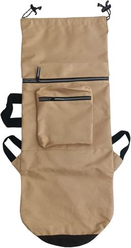 pistro Skateboard Carry Case Storage Backpack Water Resistant with Handle Shoulder Bag Organizer for Skate Enthusiasts Traveling- Khaki Longboard in Kuwait
