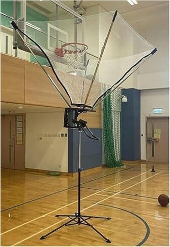 Shot Basketball Returner Upright Shooting Machine Return Easy to Carry Portable Hoop Attachment Adjustable Height in Saudi Arabia
