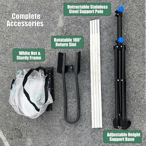 Shot Basketball Returner Upright Shooting Machine Return Easy to Carry Portable Hoop Attachment Adjustable Height in Saudi Arabia