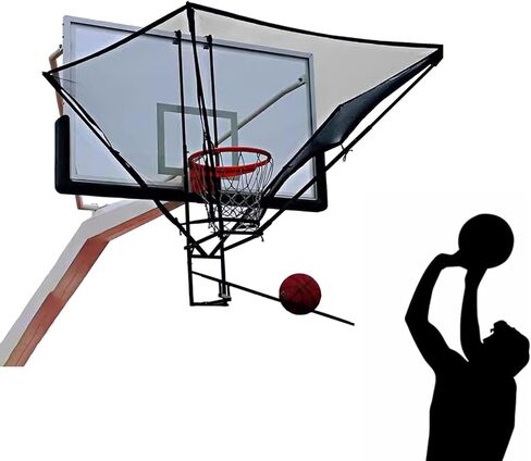 Basketballtrainer Hanging Basketball Rebounder Attachment Shot Returner Net for Hoop Gift for Lovers in Saudi Arabia