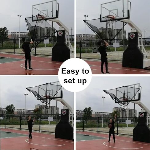 Basketballtrainer Hanging Basketball Rebounder Attachment Shot Returner Net for Hoop Gift for Lovers in Saudi Arabia