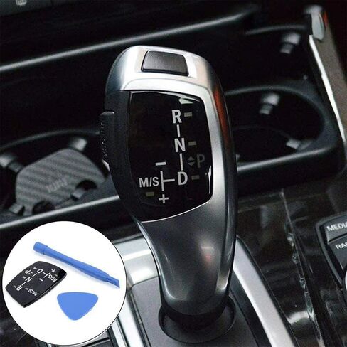 Autobro لسيارات BMW X1 X3 X5 X6 M3 M5 F01 F10 F30 F35 F18 GT 1 3 5 سلسلة مقبض ناقل حركة السيارة غطاء ملصق غطاء الكسوة ملحقات بديلة سوداء طويلة لسيارات الدفع الرباعي in Kuwait