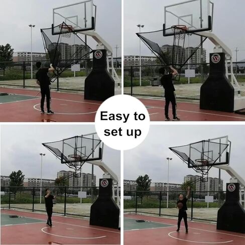 Shot Basketball Returner Hanging Rebounder Attachment Net for Hoop for Lovers in Saudi Arabia