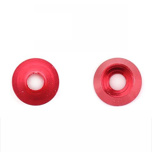 غسالة Qinlu-Washers الألومنيوم M2 M2.5 M3 M4 الملونة من سبائك الألومنيوم المؤكسدة على شكل كأس رأس حشية، 5 قطع، لإصلاح المصانع (أزرق سماوي، M2.5) in Kuwait