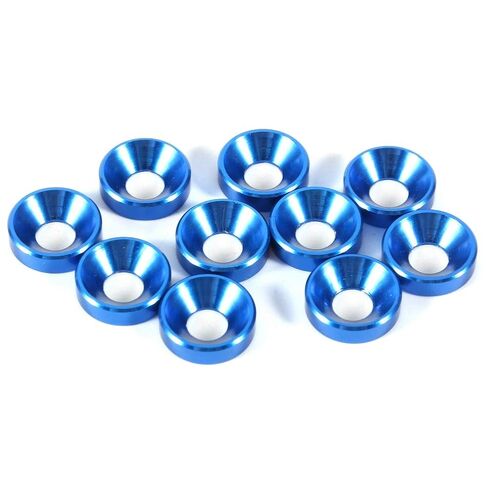 WALFRONT 10Pcs M5 Countersunk Head Washers Aluminum Alloy Anodized Rust Oppose Finish Washers with Smooth Surface for Screw Gasket Mechanical Accessories in Saudi Arabia