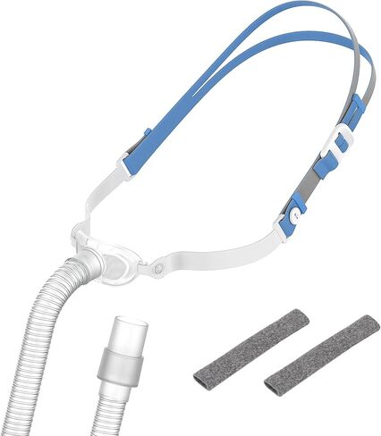 Upgraded Frame Assembly for Airfit P10 with Strap & Short Tube - Quieter Seal, Enhanced Stability & Easy Adjustment, IBEET Replacement CPAP Supplies for P10 Nasal Pillow in Saudi Arabia