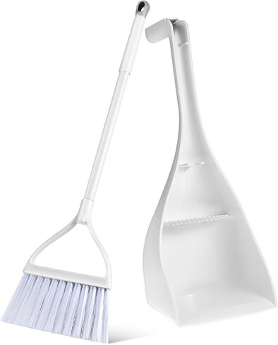MAGICLULU Mini Broom and Dustpan Set with Toothed Dustpan Compact Handheld Sweeper for Kitchen Car Desktop Small Spaces Cleaning in Saudi Arabia
