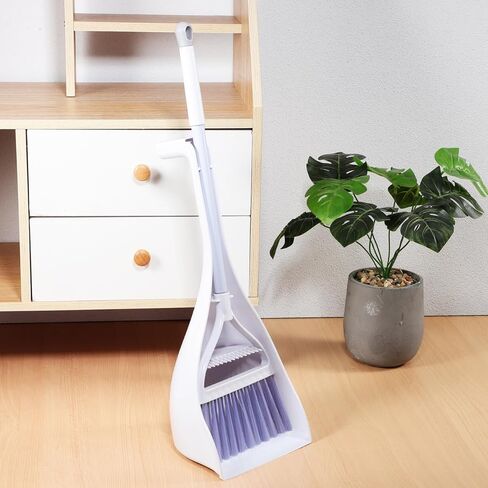 MAGICLULU Mini Broom and Dustpan Set with Toothed Dustpan Compact Handheld Sweeper for Kitchen Car Desktop Small Spaces Cleaning in Saudi Arabia