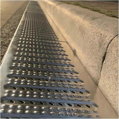 Stainless Steel Drainage Grates for Outdoor Driveway, Garden Lawn Rectangle Trench Channel Grate/Gutter Cover, Multi-Size Trench Drain System, 2.5cm/ 1inch High (Size : 30x58x2.5 in Saudi Arabia