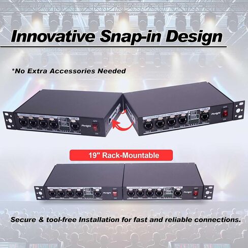 يتوفر محول شبكة POE لإشارة المرحلة Pknight etherCON in Kuwait