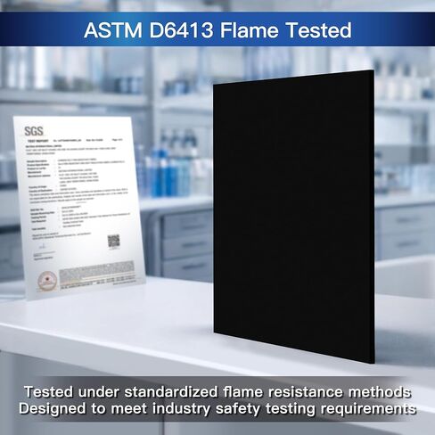 Fireproof Welding Blanket – 2 Pack 10x10 Inch, Matska Carbon Felt Soldering Mat & Pad, ASTM D6413 Certified 5mm Flame Retardant Fabric, Heat Shield for Brazing, Stove Wick, Black in Saudi Arabia