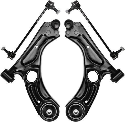 Detroit Axle - Front Control Arms Sway Bars for 2012-2020 Chevrolet Sonic 2 Lower Control Arms with Ball Joint 2 Sway Bar End Links 2013 2014 2015 2015 2017 2018 2019 Suspension kit Replacement in Saudi Arabia