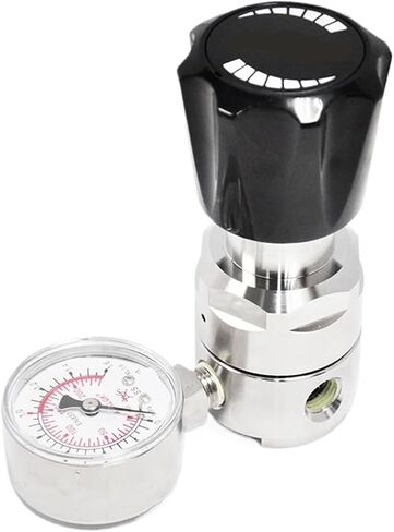 1PCS R11 Stainless Steel Single Stage CO2 Argon Pressure Regulator with an Outlet Pressure Gauge in Saudi Arabia
