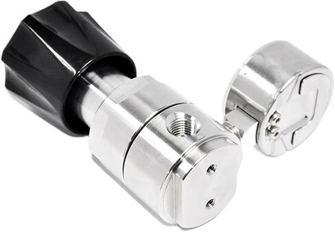 1PCS R11 Stainless Steel Single Stage CO2 Argon Pressure Regulator with an Outlet Pressure Gauge in Saudi Arabia