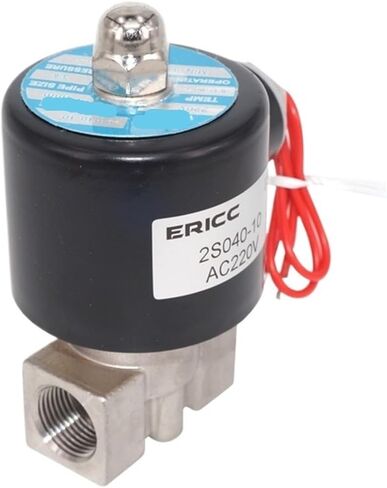 1PCS 2S series closed valve 1/4" 3/8" 1/2" 3/4" 1" stainless steel solenoid valve water oil gas pneumatic valve(2S025-08,DC36V) in Saudi Arabia