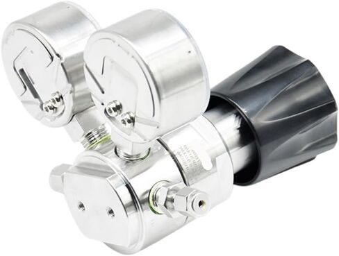 1PCS Stainless Steel Single Stage 1/4"NPT Industrial Gas Pressure Regulator in Saudi Arabia