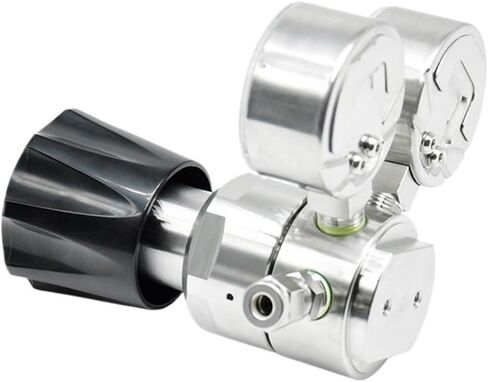 1PCS Stainless Steel Single Stage 1/4"NPT Industrial Gas Pressure Regulator in Saudi Arabia