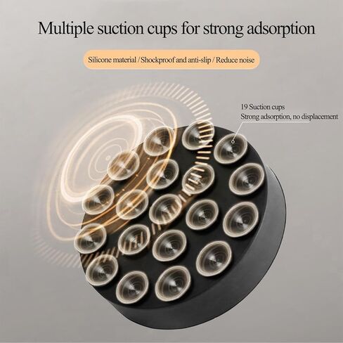 4 Pcs Anti Vibration Pads For Washing Machine, Foot pads with suction cups Prevent Sliding Out, Soundproofing Base for Appliances, Floor Protector in Saudi Arabia