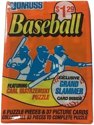 1990 Donruss Baseball Cello Fat pak containing 37 Cards and 6 Puzzle Pieces in Saudi Arabia