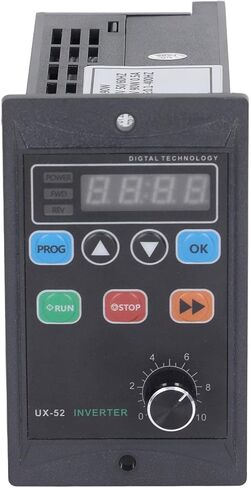 Oumefar Motor Frequency Converter, 90W Mini VFD Inverter Single Phase to 3 Phase 220V Output for Small Water Pumps, Fans, Motors in Saudi Arabia