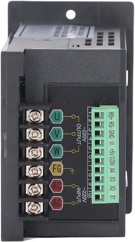 Oumefar Motor Frequency Converter, 90W Mini VFD Inverter Single Phase to 3 Phase 220V Output for Small Water Pumps, Fans, Motors in Saudi Arabia