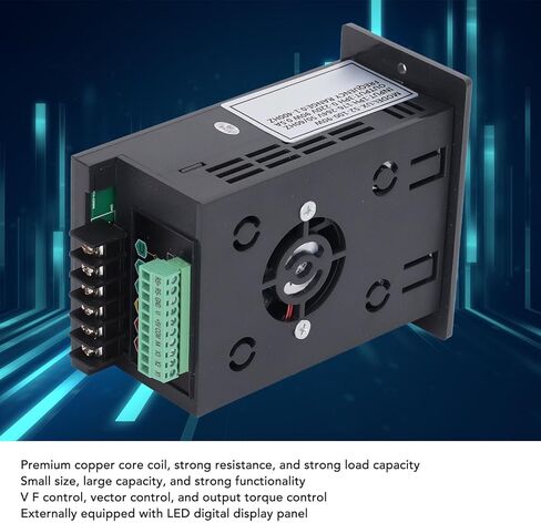 Oumefar Motor Frequency Converter, 90W Mini VFD Inverter Single Phase to 3 Phase 220V Output for Small Water Pumps, Fans, Motors in Saudi Arabia