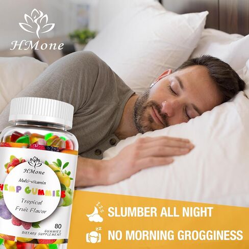 Hemp Gummies Advanced for Pain, Sleep, Anxiety - High Potency Pure Organic Hеmp Oil Extract Supplement - 100% Natural Extra Strength Hemp Gummy - Vegan Non-GMO 3 Packs in Kuwait