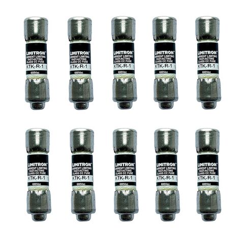10 عبوات جديدة KTK-R-1 KTK-R-1A KTK-R 1A 600Vac صمامات سريعة المفعول، KTK-R-1A صمامات خرطوشة رفض الفئة CC الحالية in Kuwait