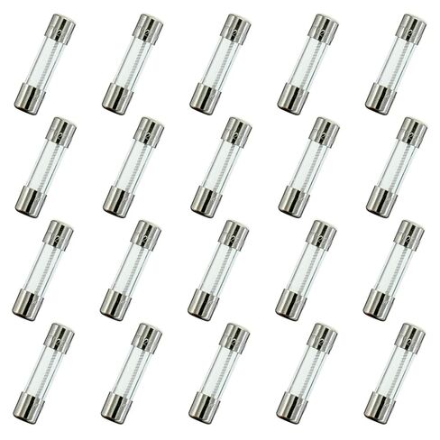T1.25AL250V 20 Pcs 5x20mm Slow Blow Glass Fuse 1.25A 250V 0.2 x 0.78 inch time delay Fuse in Saudi Arabia