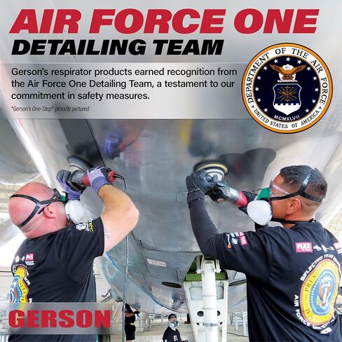Gerson NIOSH XP100 Pancake Filters with Organic Vapor Acid Gas Nuisance Odor Relief Pair in Saudi Arabia
