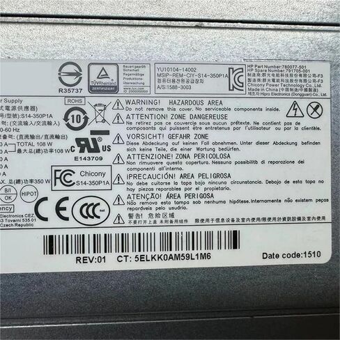 1 قطعة ل ML110 Gen9 350 واط وحدة إمداد الطاقة PSU S14-350P1A 780077-501 791705-001 in Kuwait